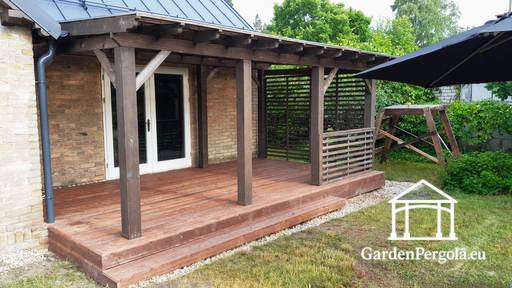 Pergola's: Aan huis bevestigd
