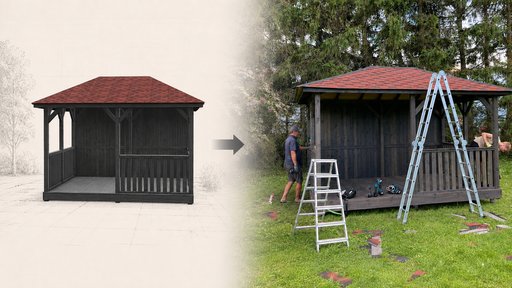 Hoe een tuinpaviljoen te bestellen