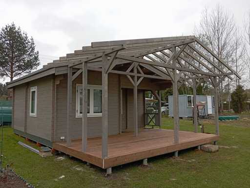Beste Pergola Ideeën voor een Kleine Tuin: Een Houten Overkapping Aangebouwd aan het Huis en Andere Ruimtebesparende Oplossingen