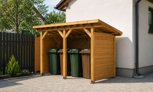 Waarom een houten afvalcontainerschuilplaats een slimme toevoeging is aan uw tuin