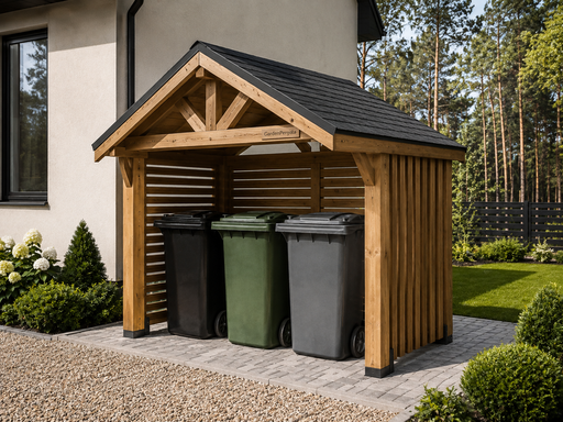 2x3 m Houten Containerberging – Een Stijlvolle en Praktische Keuze voor Uw Huis