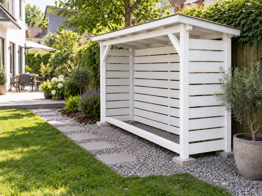 1 × 2 m klein houten houthok met lessenaarsdak - garden gazebo pergola