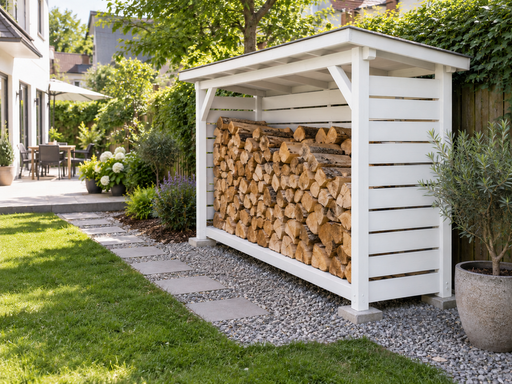 1 × 2 m klein houten houthok met lessenaarsdak