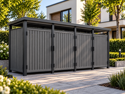 1,3 × 5 m houten containerombouw met lessenaarsdak en deuren - garden gazebo pergola