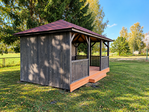3x6 m houten tuinprieel