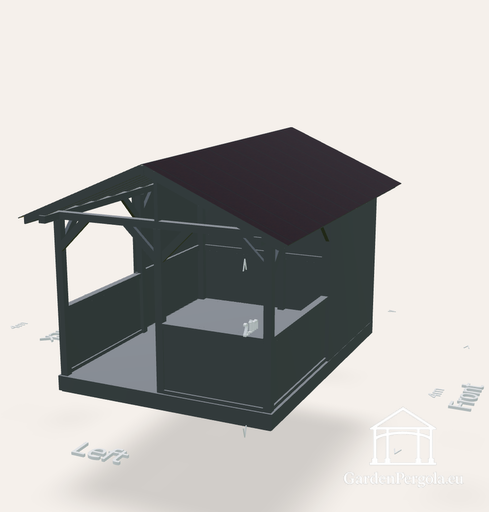 Prieel 3x4 dubbele helling
